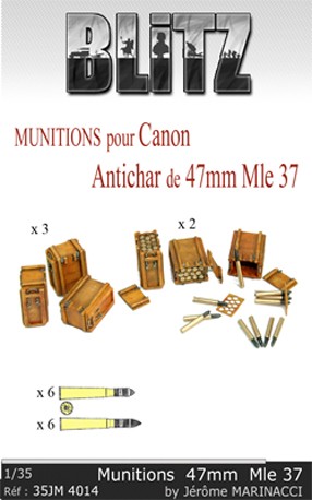 Canon antichar Type 1 37 mm Modèle 3D