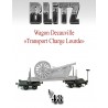 Wagon Decauville " transport charge lourde "