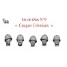 Set de têtes N°9 - "Casques Coloniaux"