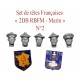 Set of French heads "2 DB / Marin" N°2