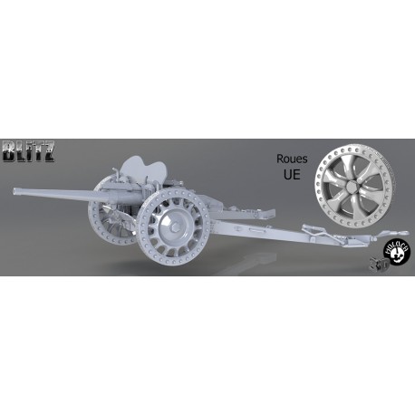 Cannon anti-tank 47 mm - Wheels UE