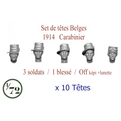 Carabinier Belgian head 1914