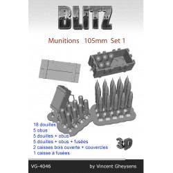 Munitions 105mm - set 1