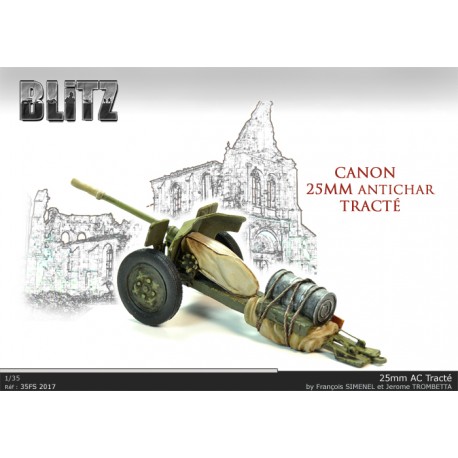 Canon 25mm mle 34 antichar tracté