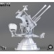 Hotchkiss 13,2 mm sur affût conique "Marine"