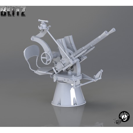 Hotchkiss 13,2 mm sur affût type R4