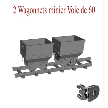 Wagonnets    minier    Voie 60