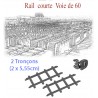 Rail courte Voie de 60