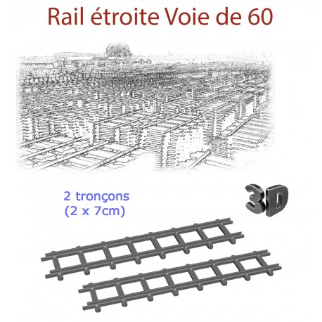 Rail Voie de 60