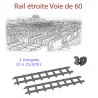 Rail Voie de 60