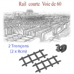 Rail courte Voie de 60
