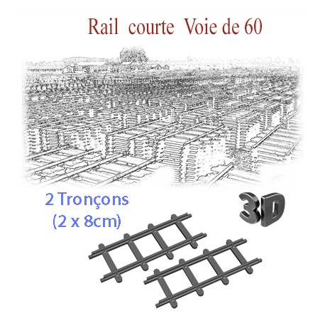 Rail courte Voie de 60