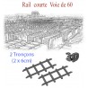 Short Rail 60 cm military railways