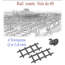 Rail courte Voie de 60