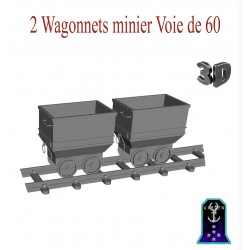 Wagonnets    minier    Voie 60