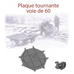 Plaque tournante Voie de 60