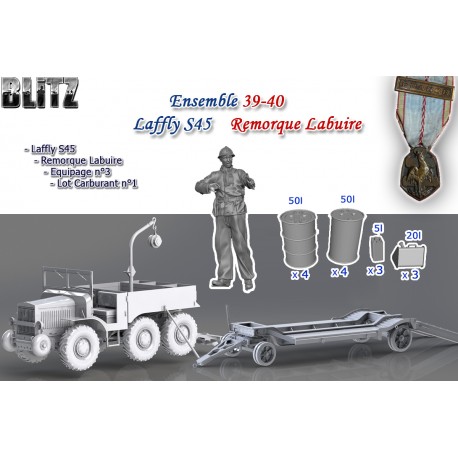 Ens  39-40 Laffly S45 & Remorque Labuire